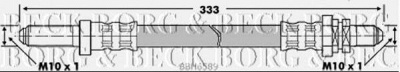 BORG & BECK bbh6589 -  Тормозной шланг